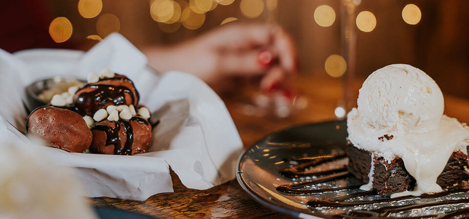 Christmas buffet menu at O'Neill's St Mary Street