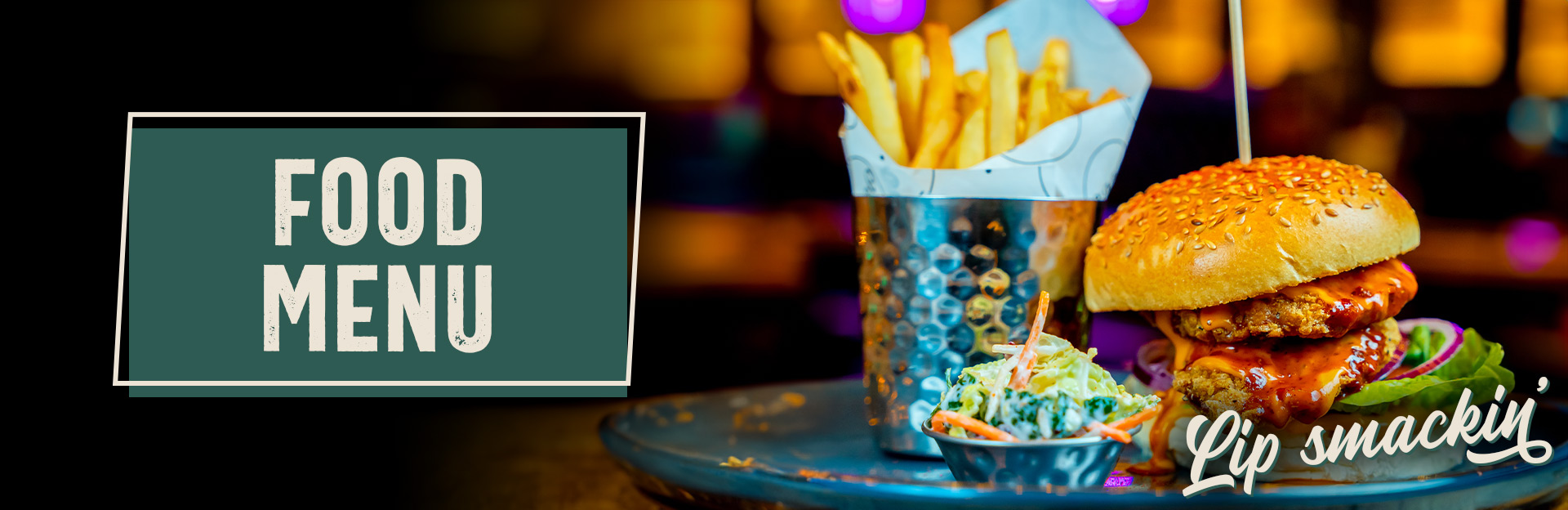 New Pub Food Menu at O'Neill's Printworks 